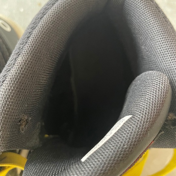 Adidas Shoes Men 4.5 Hoops MID sneakers Black White Basketball neon laces - Picture 10 of 11